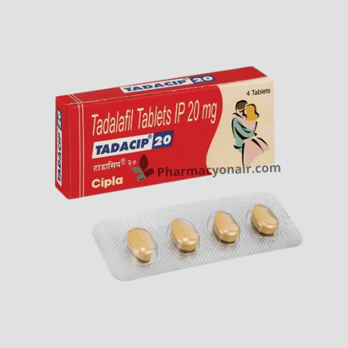 Tadacip 20mg (Tadalafil) Tablets