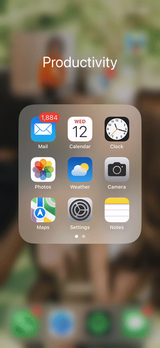 Screen recording of creating a photo album on iPhone.