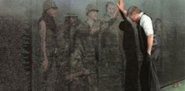 Vietnam Veteran and the Vietnam Vietran Wall