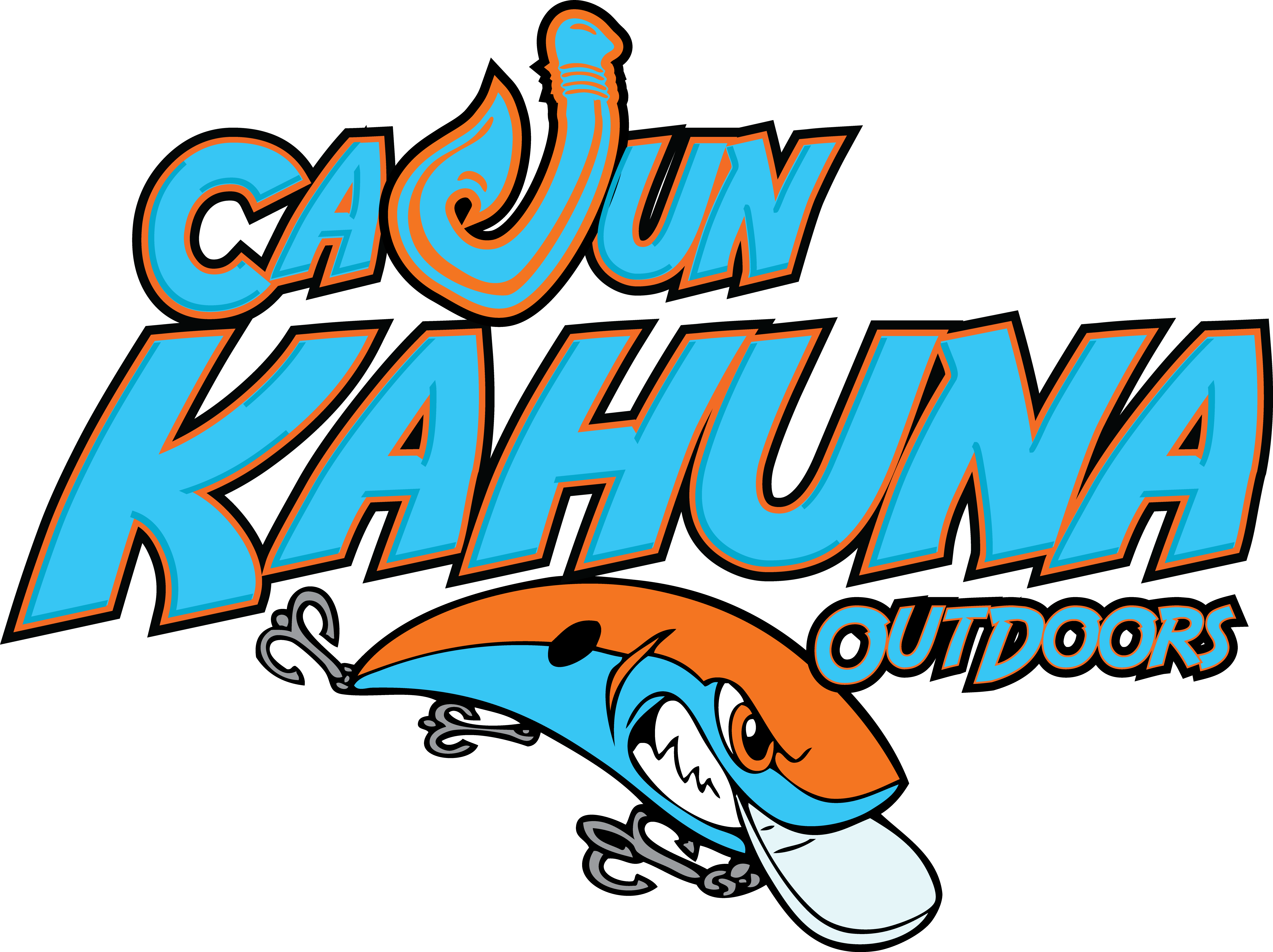 Cajun Kahuna Fishing Logo