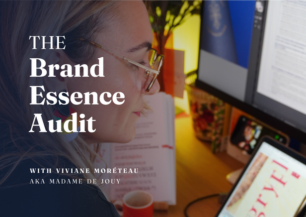 Your brand has found its rhythm, your audience is connecting, and your vision is expanding. Now it's time to ensure your image evolves with the same precision.
During the Brand Essence Diagnostic, we will spend 30 to 60 minutes together exploring the heart of your universe, analyzing your current identity and identifying what will elevate your visual presence to the next level. Let's bring focus back to your visual identity and design.