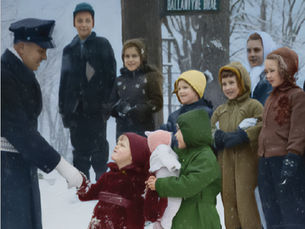 Utica NY street names history children winter scene Greater Utica Magazine January 2026 cover
