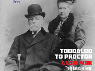 Greater Utica Magazine cover July 2022 featuring Thomas R. Proctor and Maria Proctor in Utica NY