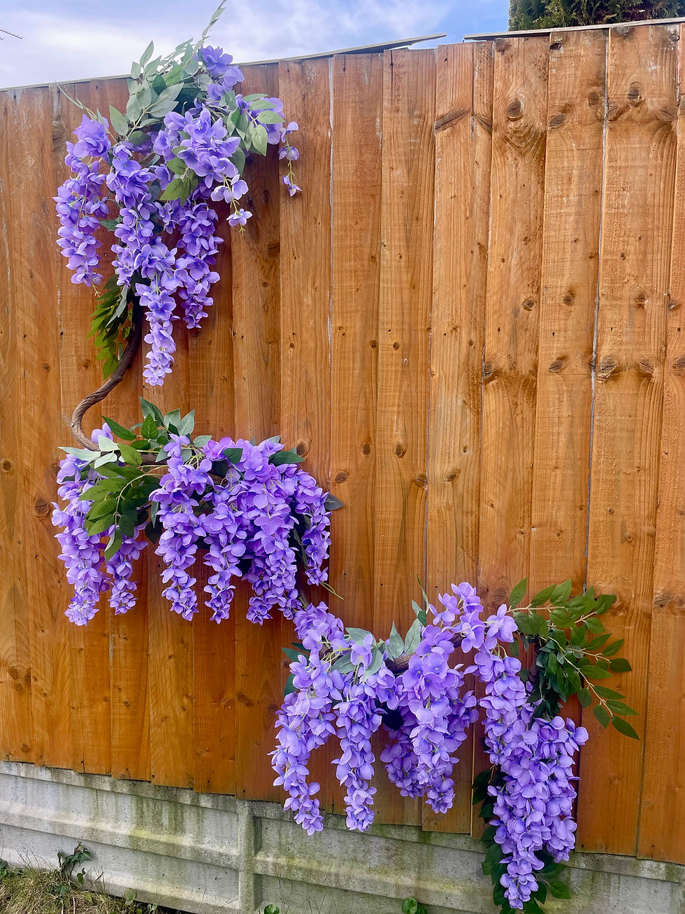 artificial wisteria tree vine