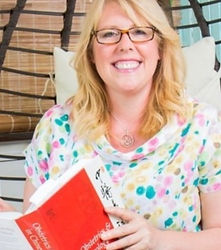 Andrea Marsh reading Chinese Medicine book