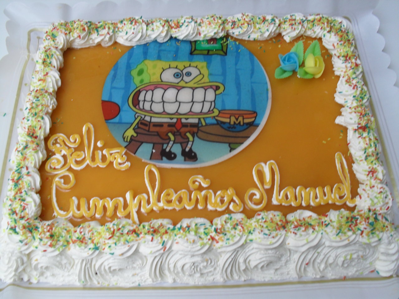 Tarta de bod esponja.