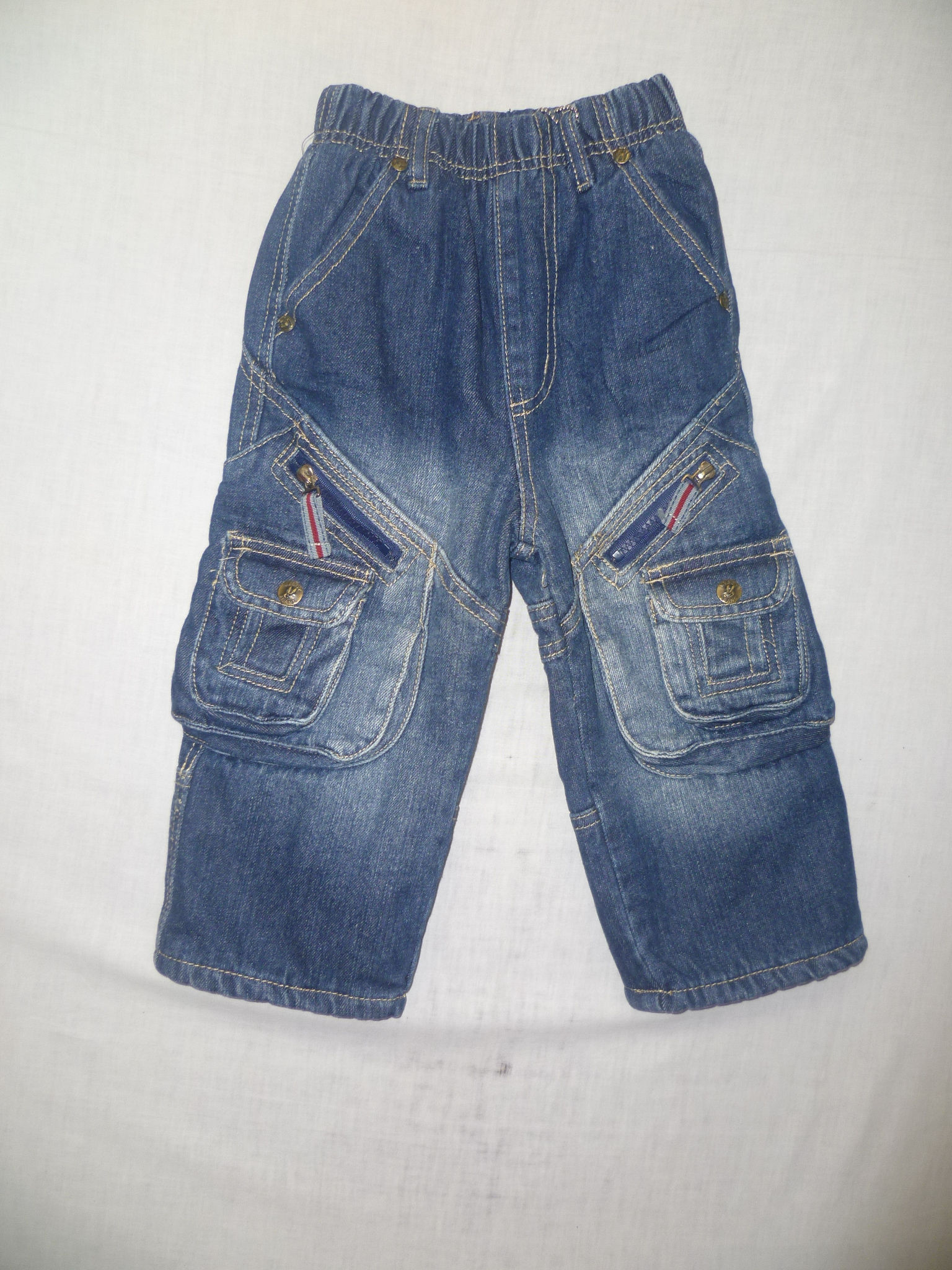 джинсы для мальчика утеплённые