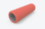 Red foam roller for muscle recovery