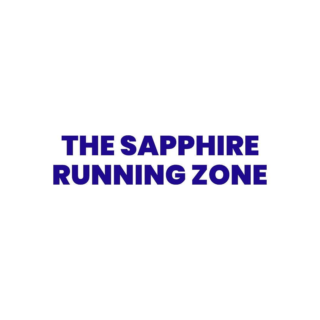 THE SAPPHIRE RUNNING ZONE logo