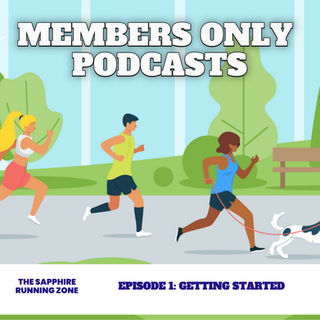 podcast cover for getting started in running