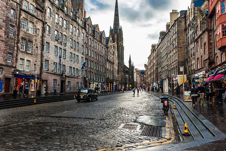 avenida principal de Edimburgo