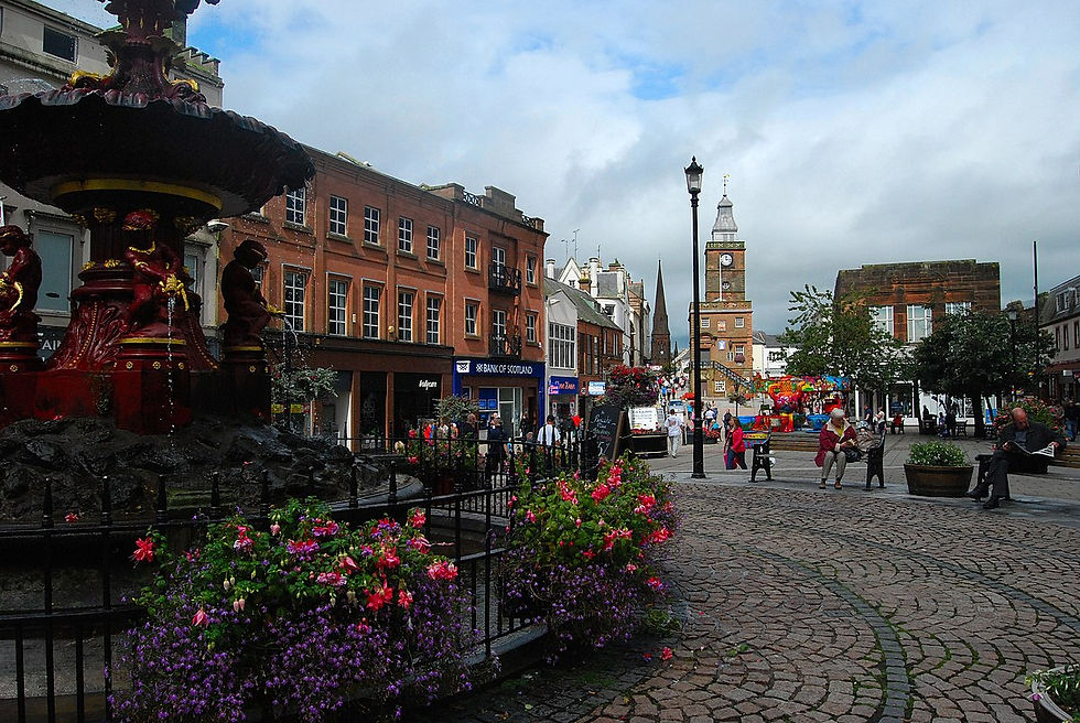 praça central de Dumfries