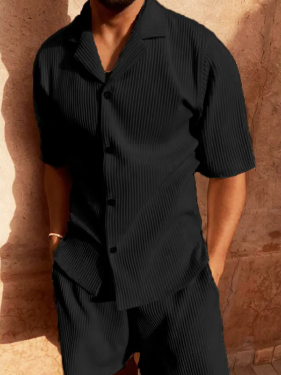 Thumbnail: Men's Corduroy Polo Set