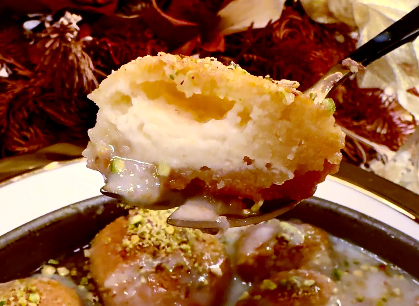 Honeycomb Basbousa(sweet cheese))