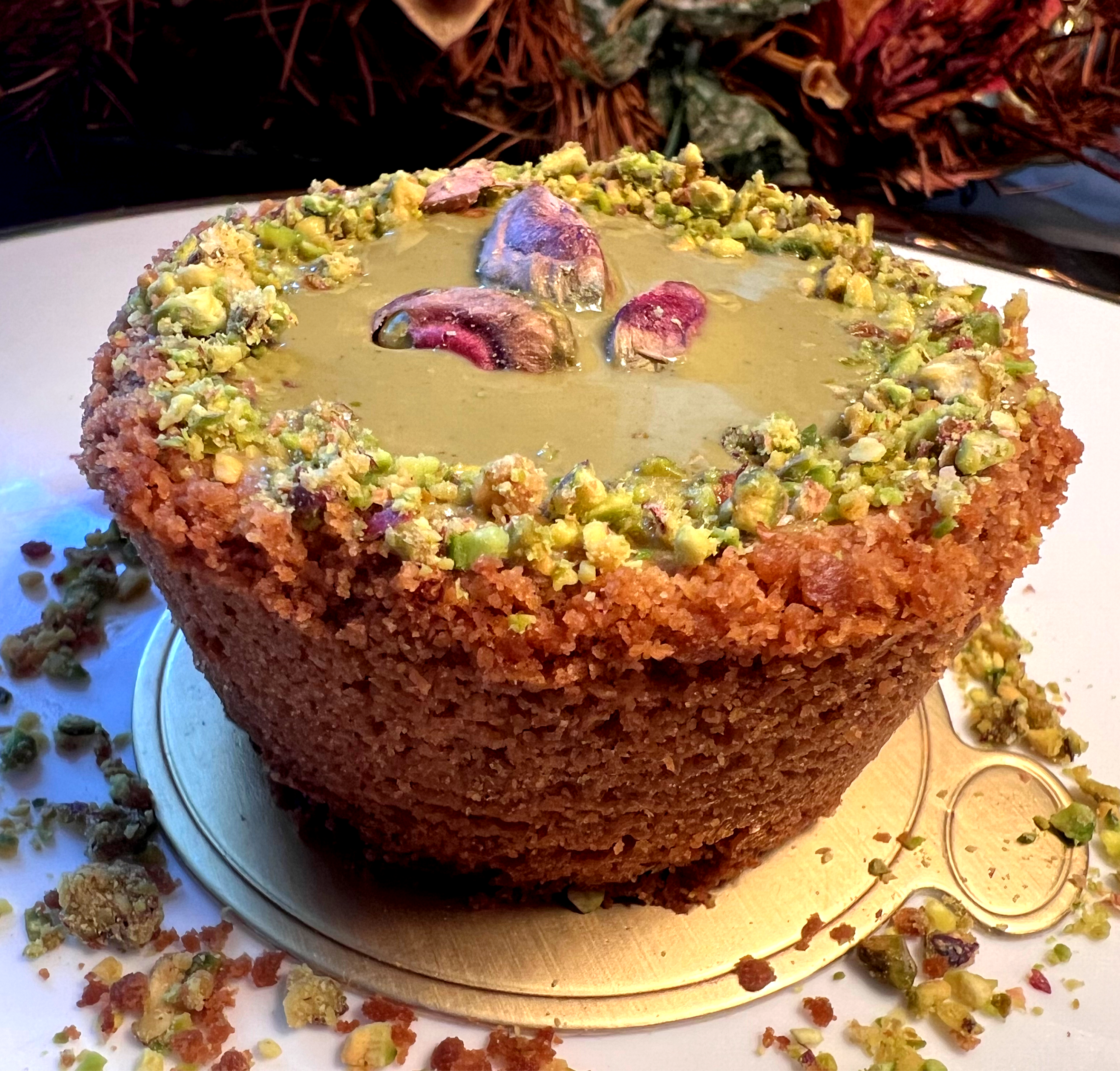 Pistachio Cheesecake Knafeh