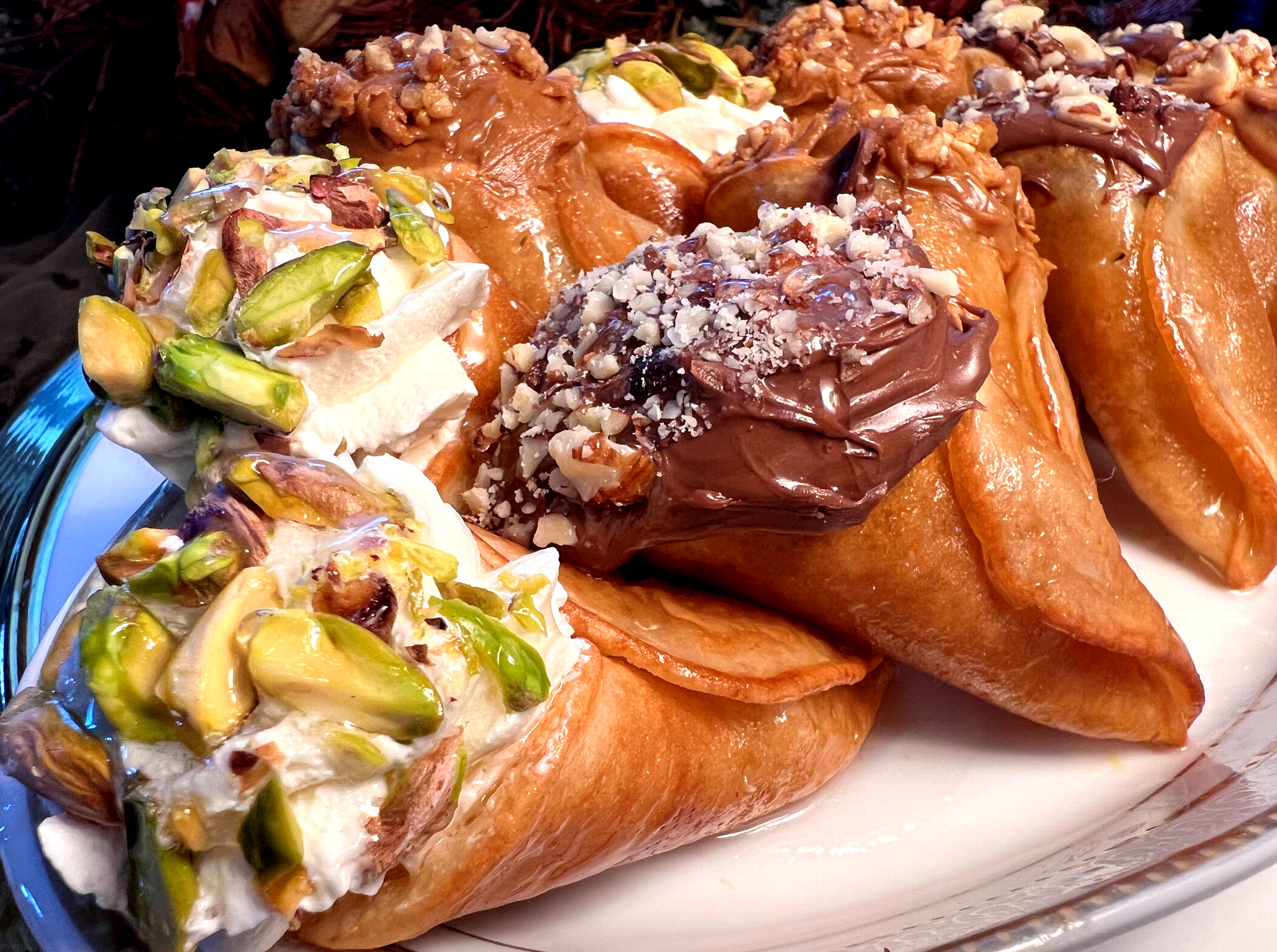 Cone Qatayef Platter