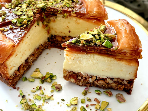 Baklava Cheesecake Royale