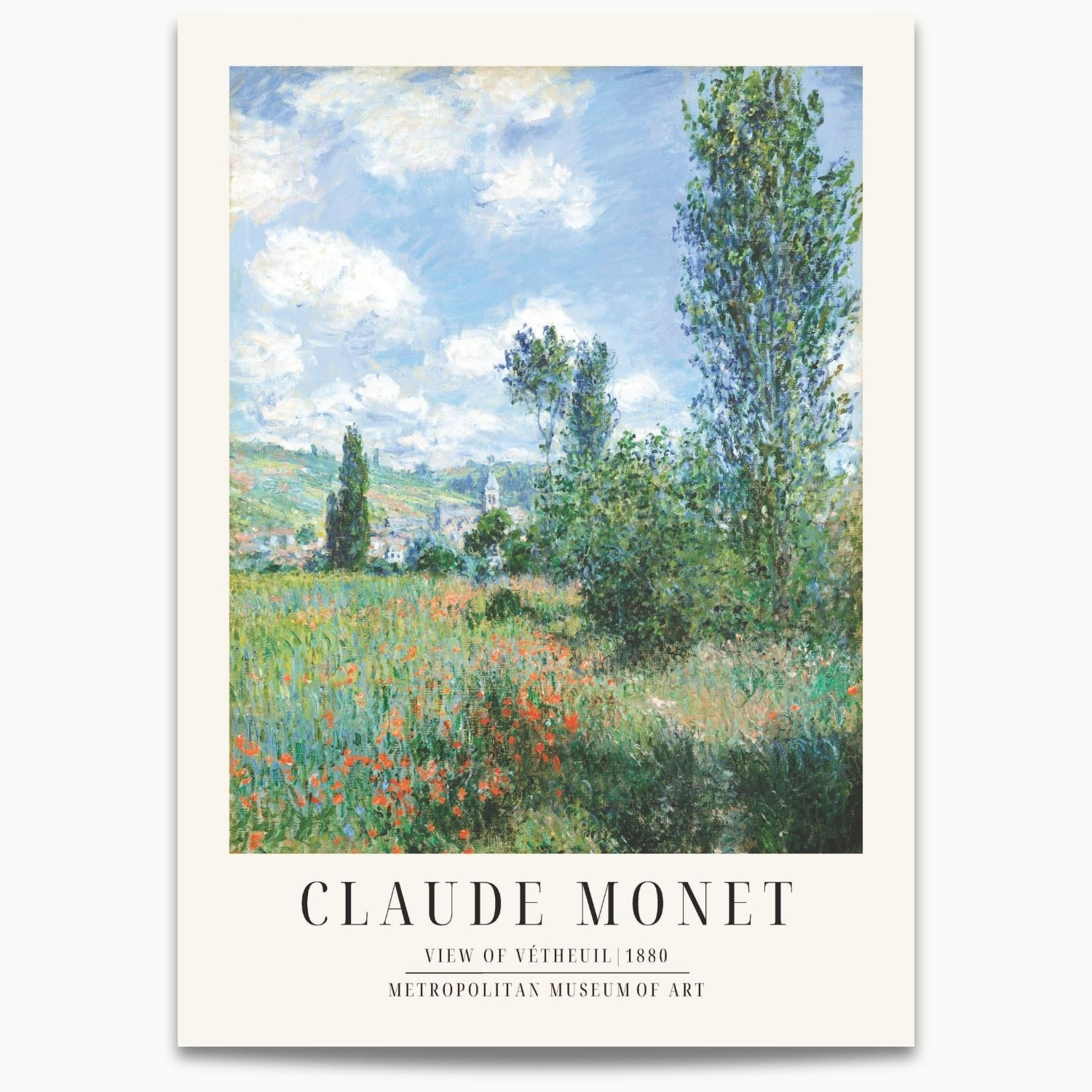 Claude Monet | View of Vétheuil (1880) No.2