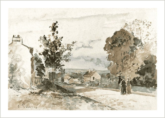 Camille Pissarro | The Road from Versailles to Louveciennes (1872)