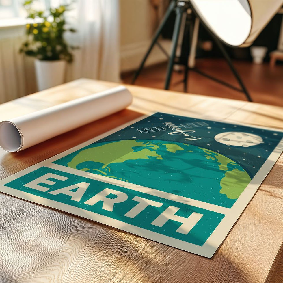 Küçük resim: Earth | Çocuk Odası Posteri