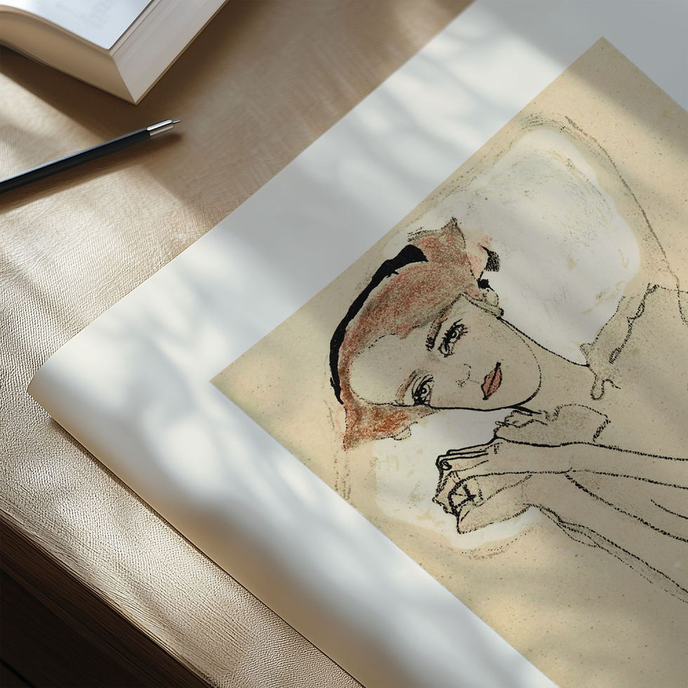 Küçük resim: Egon Schiele | Portrait of a Young Woman (1910) No.2