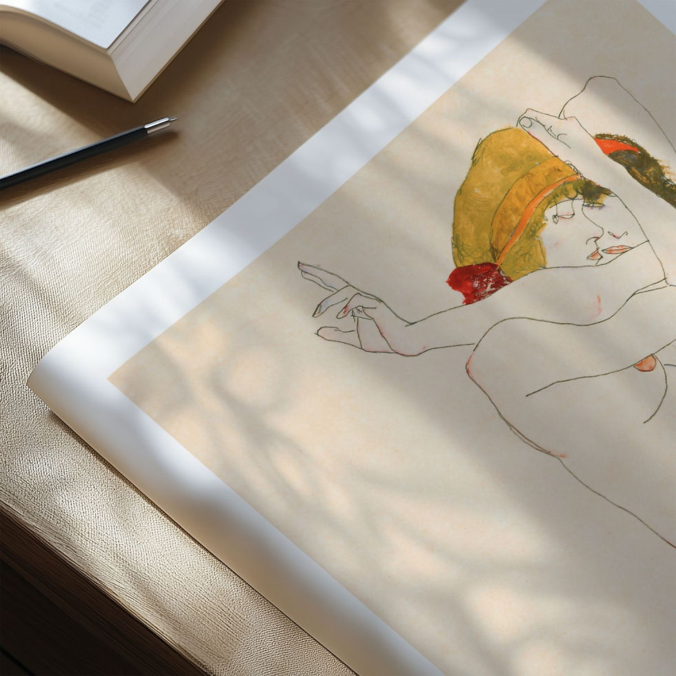 Küçük resim: Egon Schiele | Two Women Embracing (1913) No.2