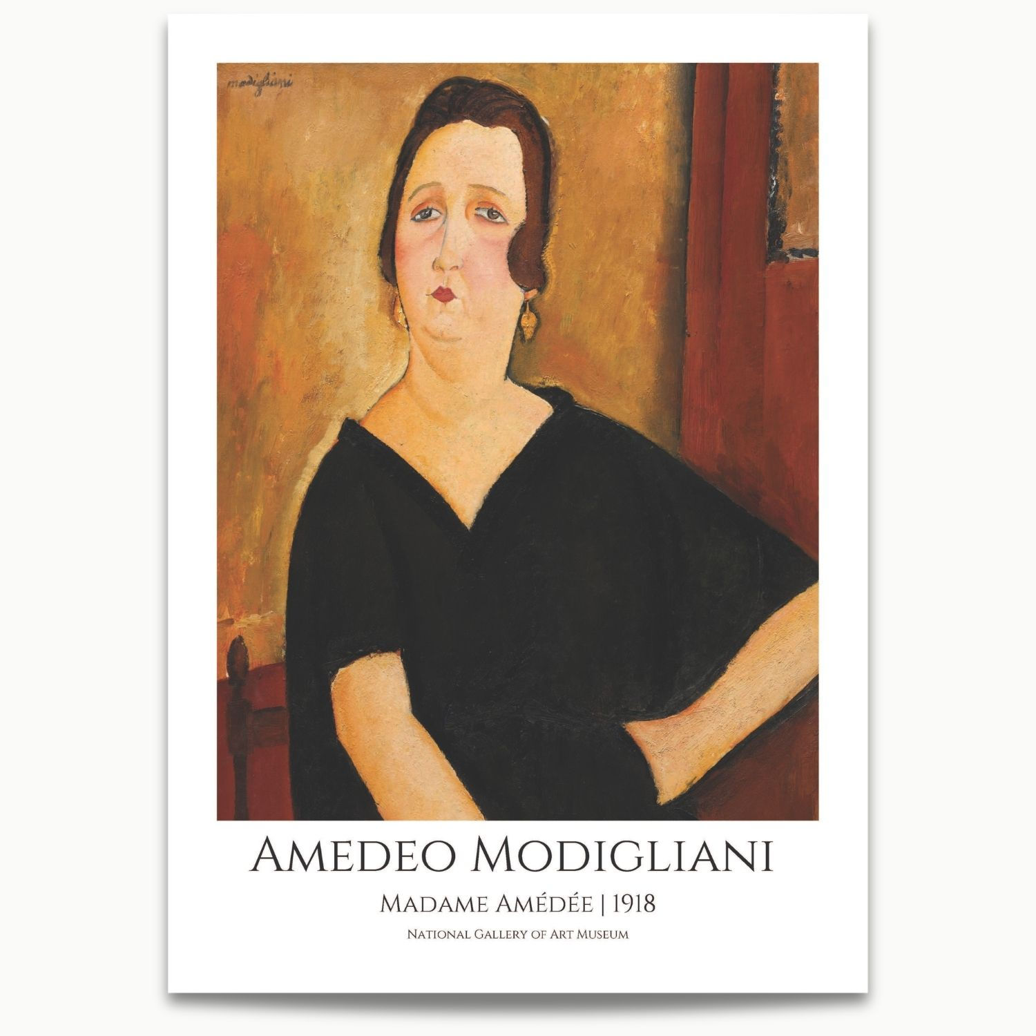 Amedeo Modigliani | Madame Amédée (1918) No.2