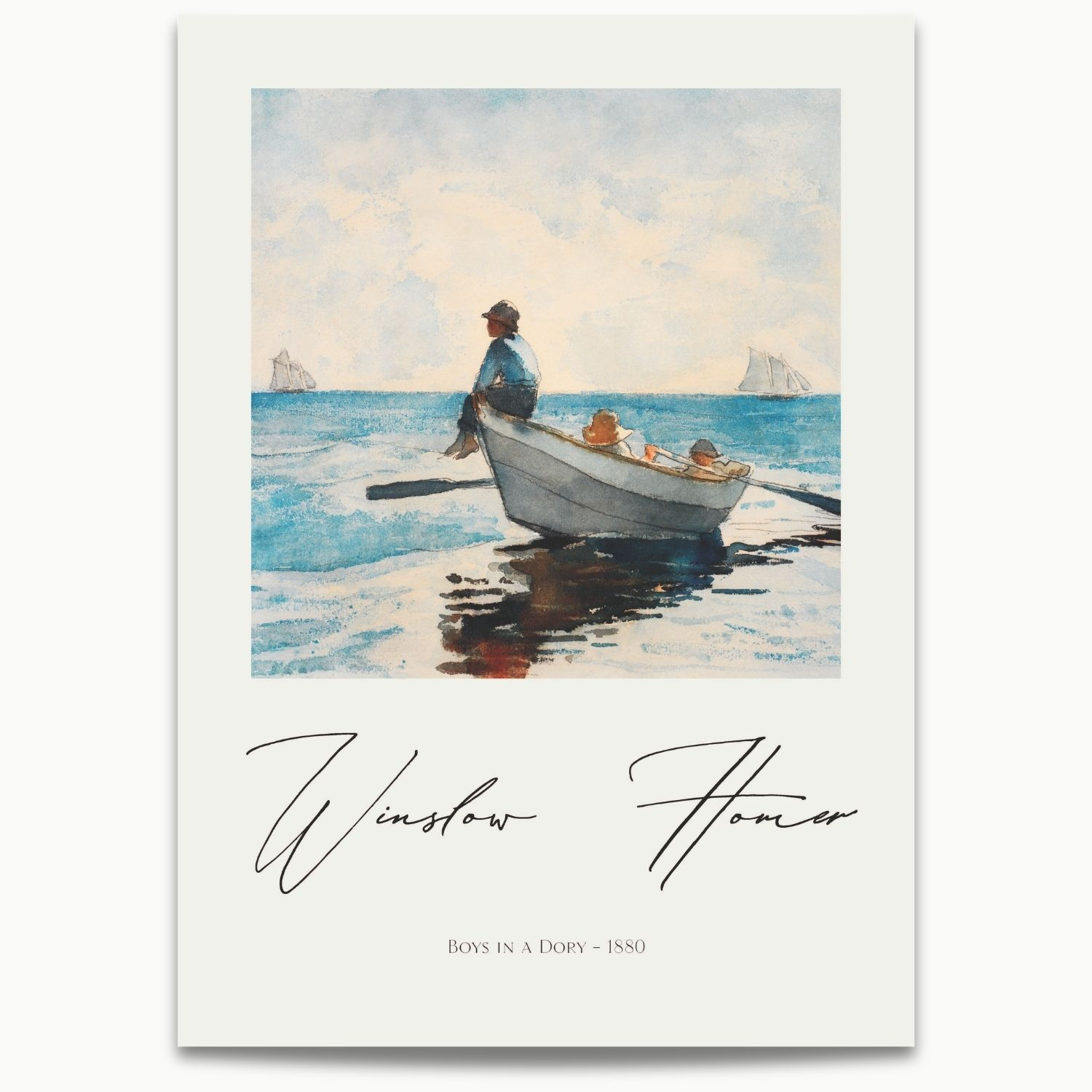 Winslow Homer | Boys in a Dory (1880) No.2