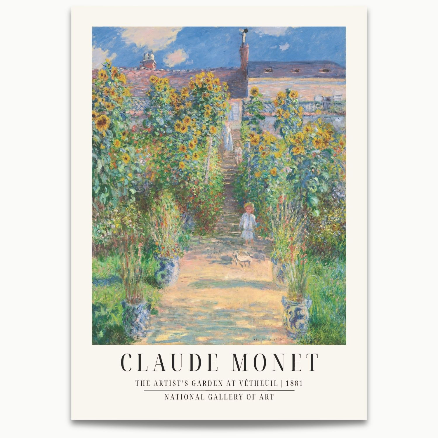 Claude Monet | The Artist's Garden at Vétheuil (1881) No.3