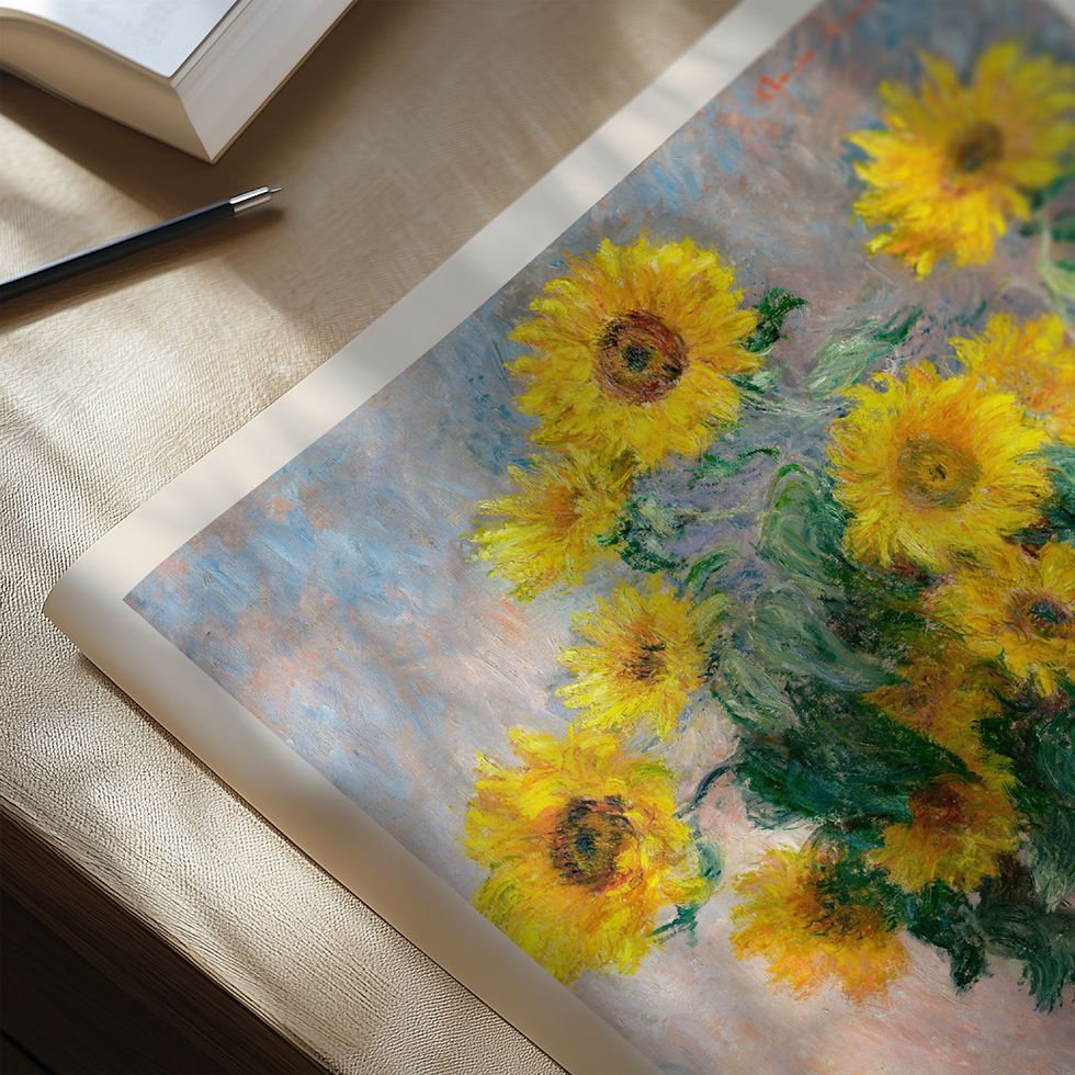 Küçük resim: Claude Monet | Bouquet of Sunflowers (1881) No.3