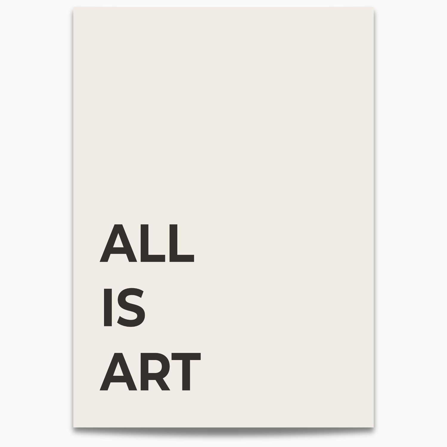 All is Art