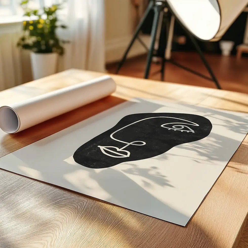 Küçük resim: Line Art Face