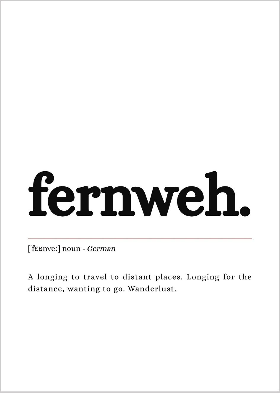 Fernweh