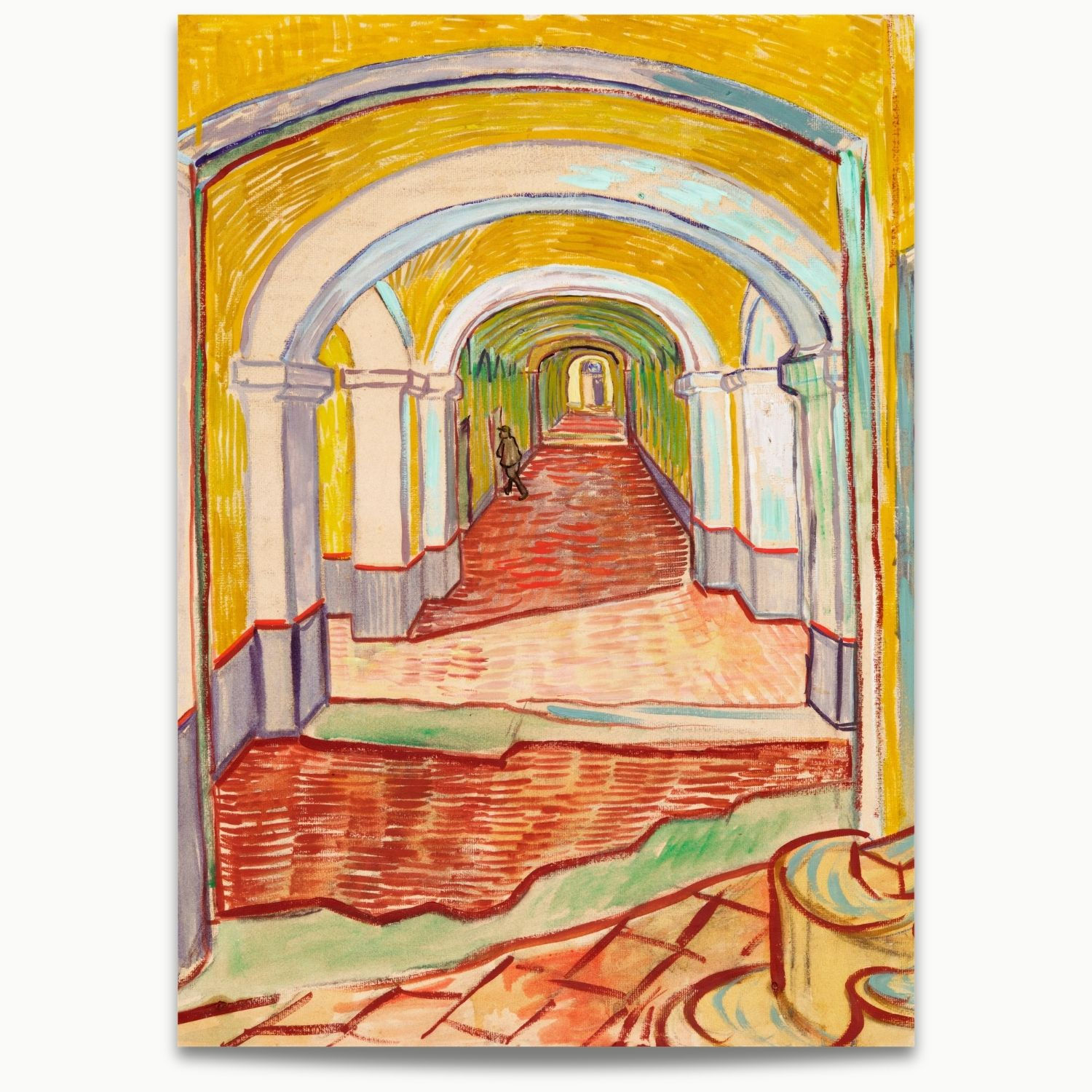 Vincent van Gogh | Corridor in the Asylum (1889)