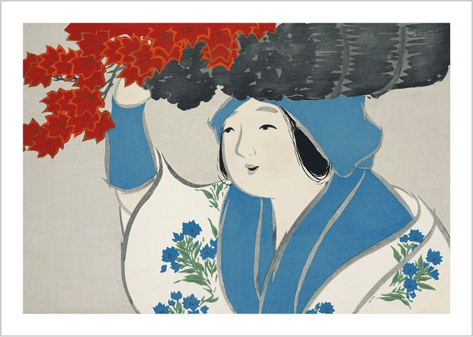 Kamisaka Sekka | Woman from Momoyogusa (1909)