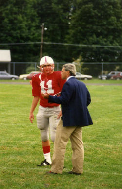 Chuck Flowers with Coach "C"