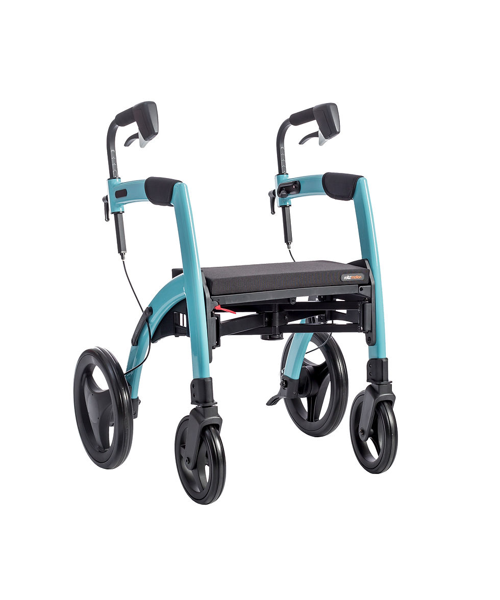 Miniature : Déambulateur / Fauteuil roulant ROLLZ MOTION, 2-EN-1 Rollator