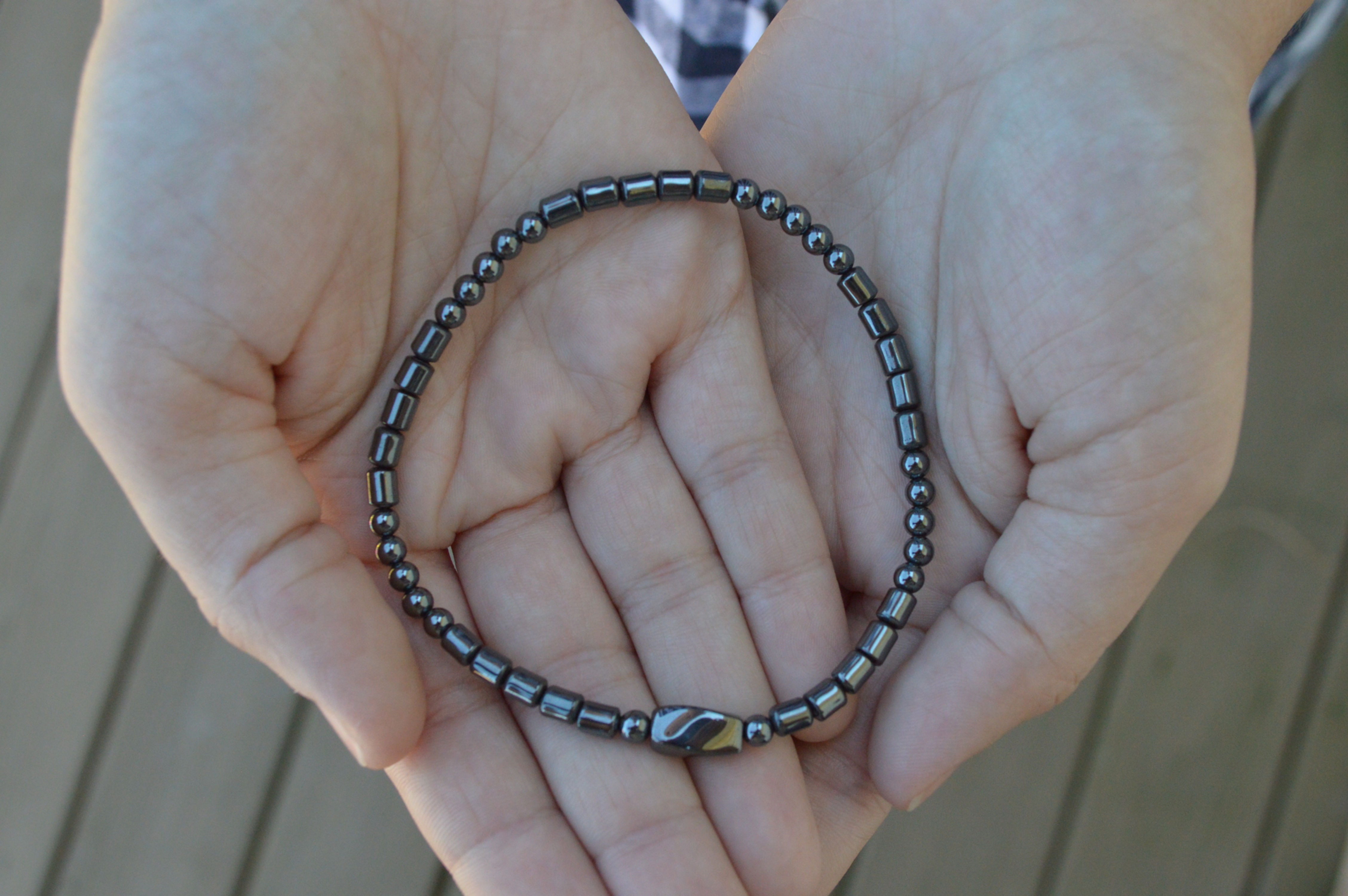 *Best Seller* Hematite Lady Diane Anklet