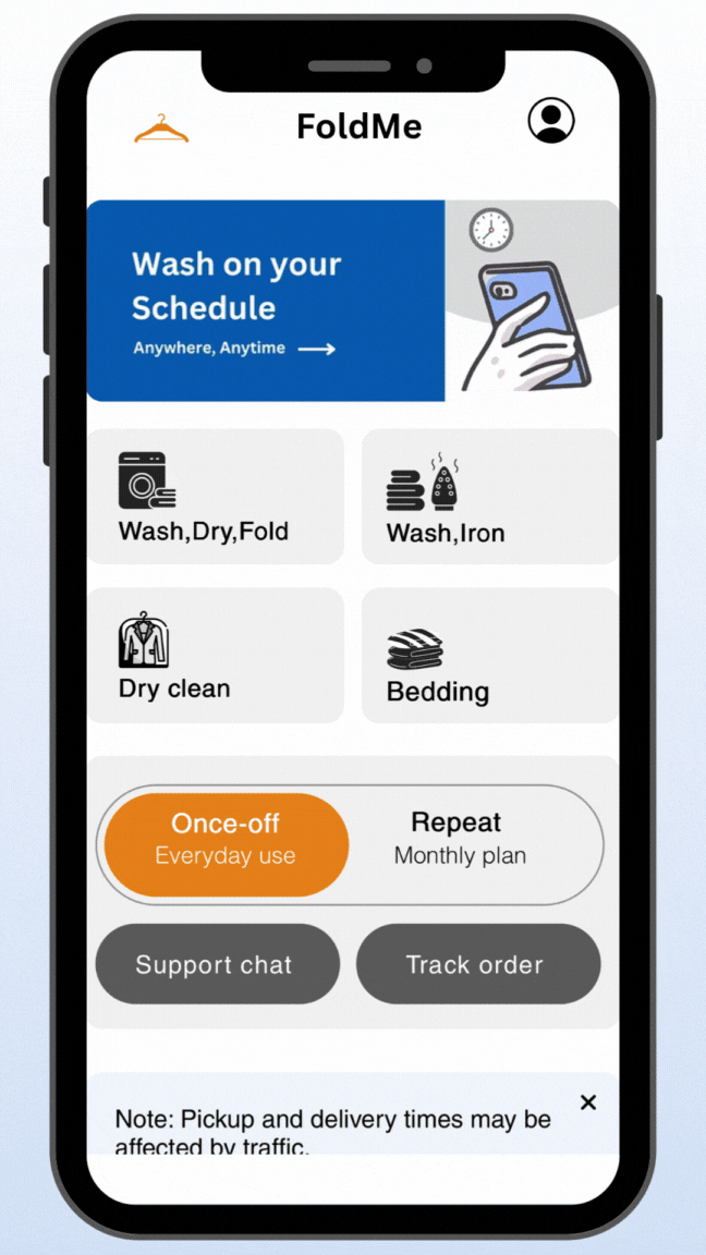 FoldMe laundry pickup and delivery in capetown south africa on google