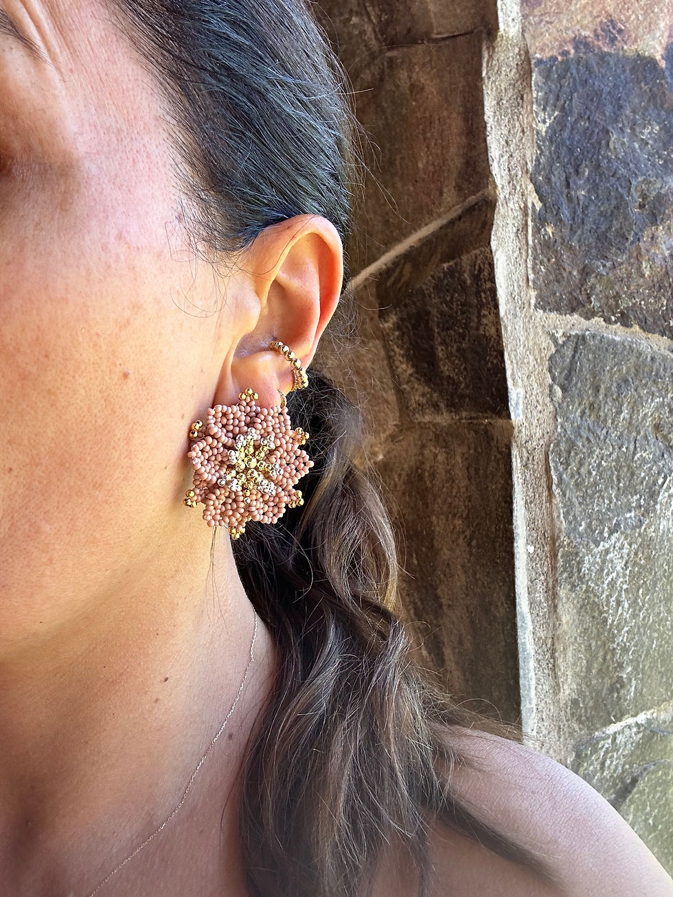 Miniatura: Aros tejidos Pozole 