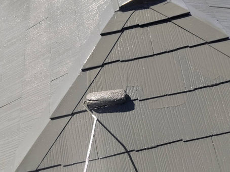 屋根塗装 その②/上塗り作業〜塗装を長持ちさせるポイント