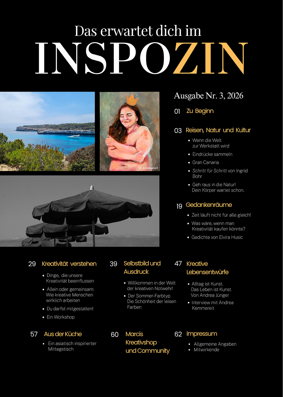 Miniaturbild: Inhalte der dritten Inspozin-Ausgabe