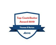 Top Contributor Award (2019) Earned by Attorney Thomas B. Burton