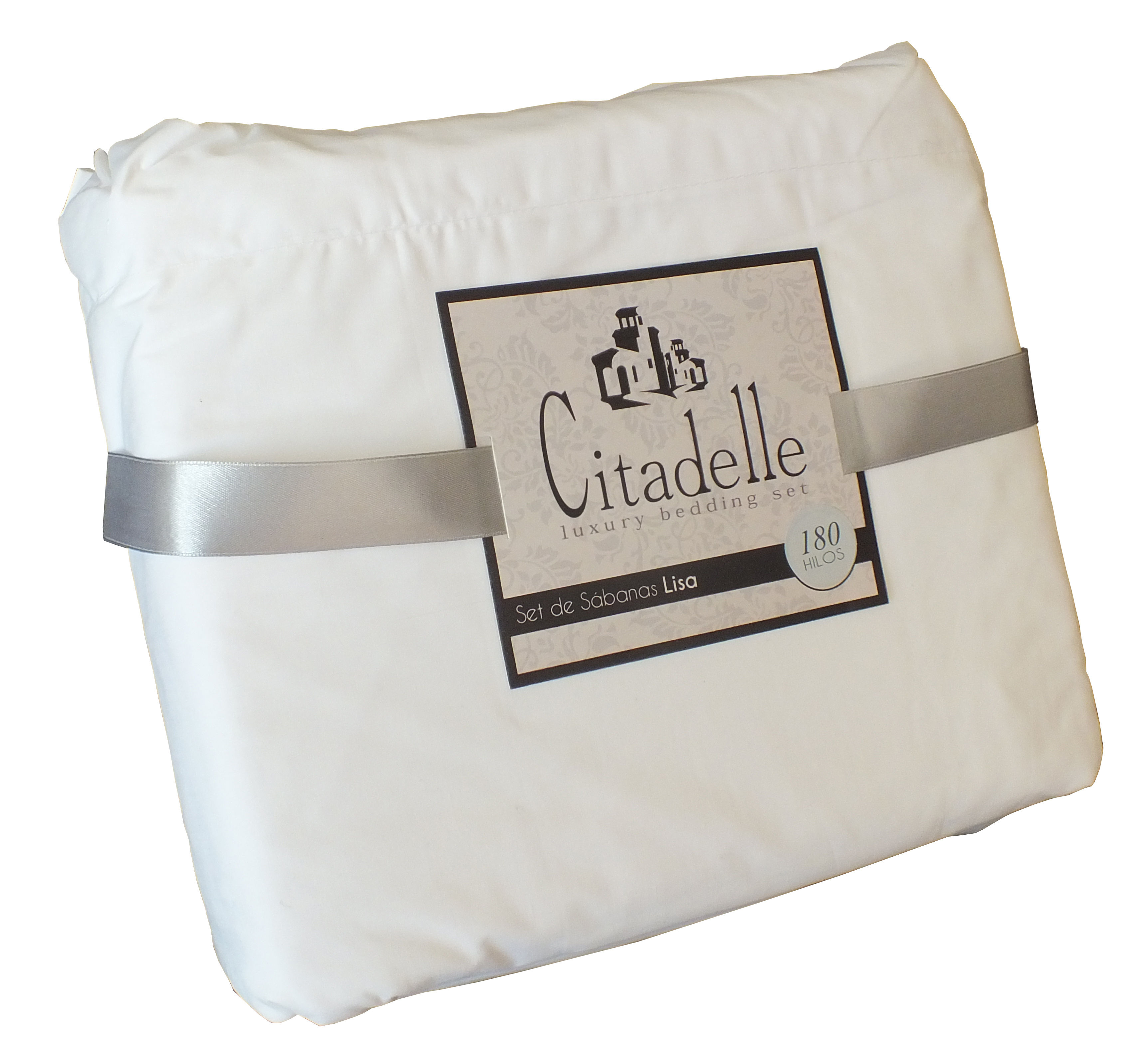 Juego Sábanas Citadelle 2 Plazas  X 2.00 Mts  180 Hilos
