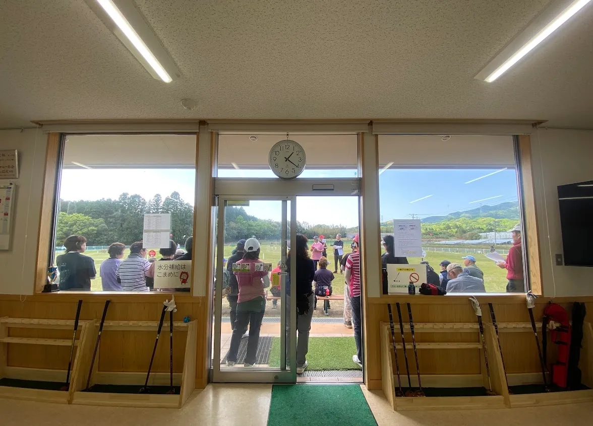 Enjoy park golf in Usuki