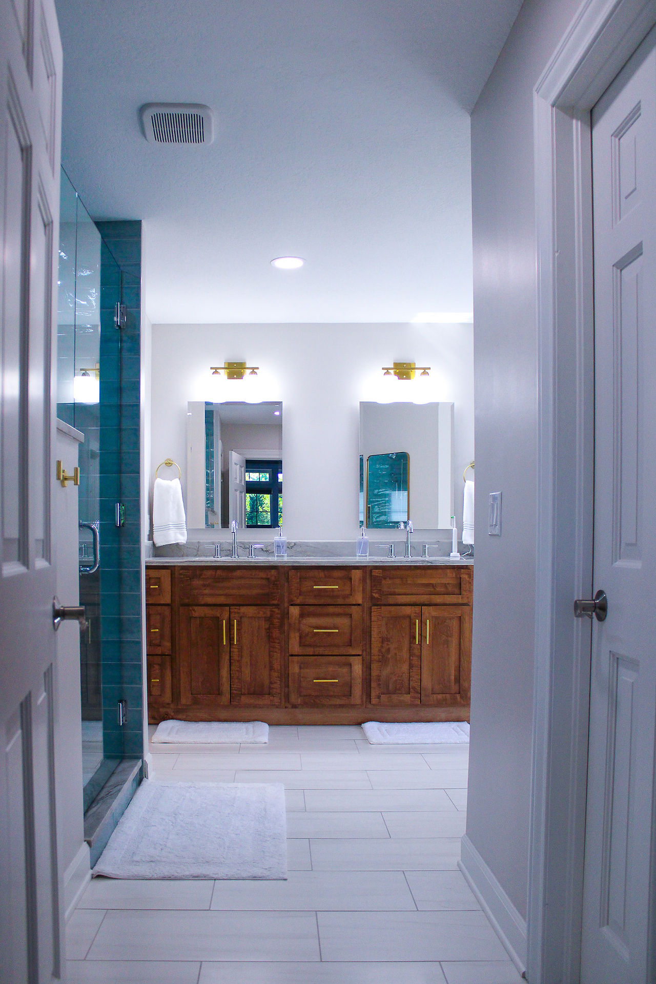 Enter a primary bath that's positively dreamy in A Dusty To Darling Bathroom Renovation 