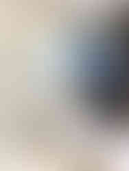 Hinged floating glass door to shower