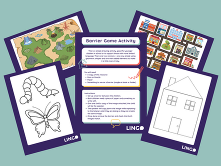 Boost Children’s Language Skills Through Play: Free Barrier Game Activities for the Classroom