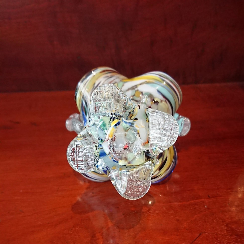Thumbnail: Tutti Frutti Murano glass basket