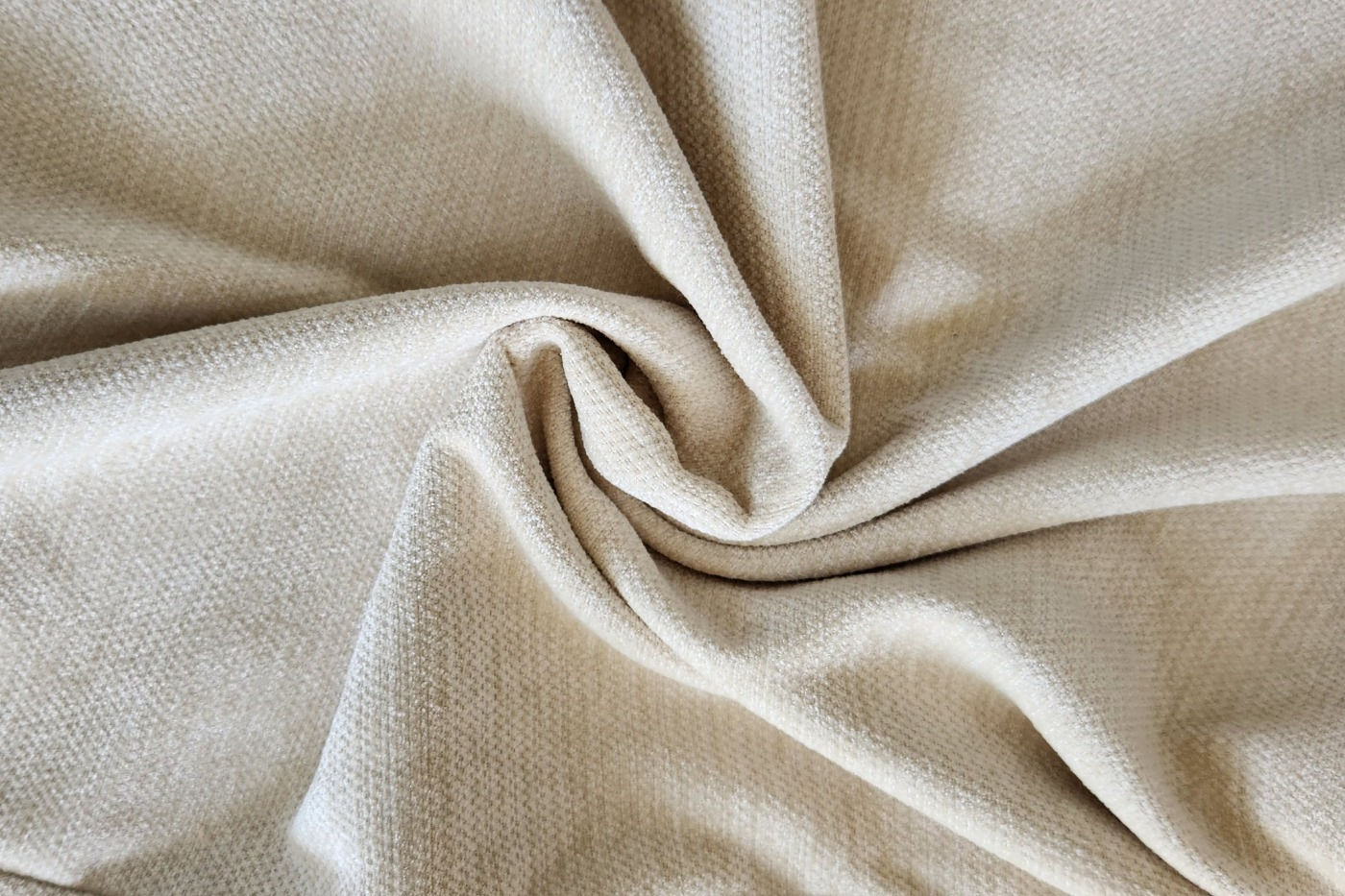 "Custom sofa cover in Neutral Premium Thick Upholstery Sofa Fabric"